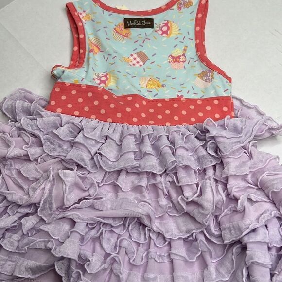 Matilda Jane let’s eat cake ruffle skirt dress size 2T EUC - Picture 10 of 13
